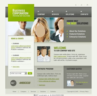 企业类国外网站设计 打造国际化与专业化的视觉体验