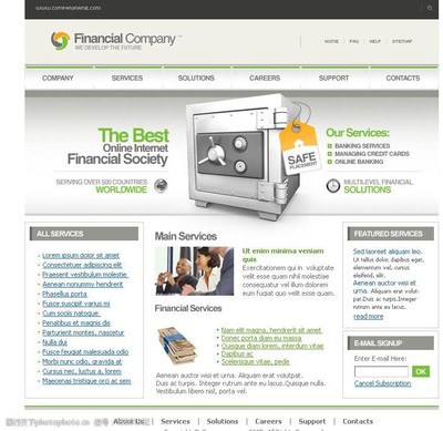 浅色网页设计 图片素材的选择与应用